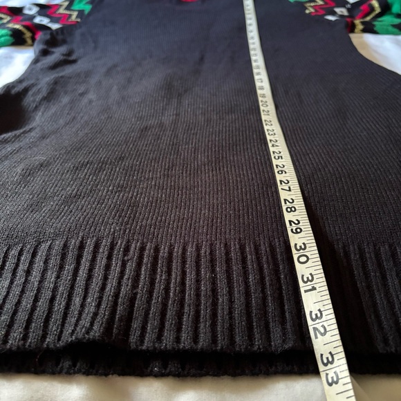 Celebrate Together Womens L Ugly Christmas Sweater Tunic Crewneck Elf Holiday - Picture 6 of 7